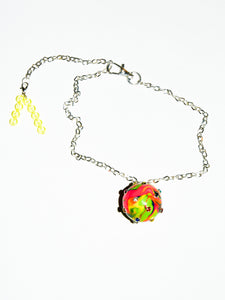 Disco Ball Choker Necklace in Tie Dye