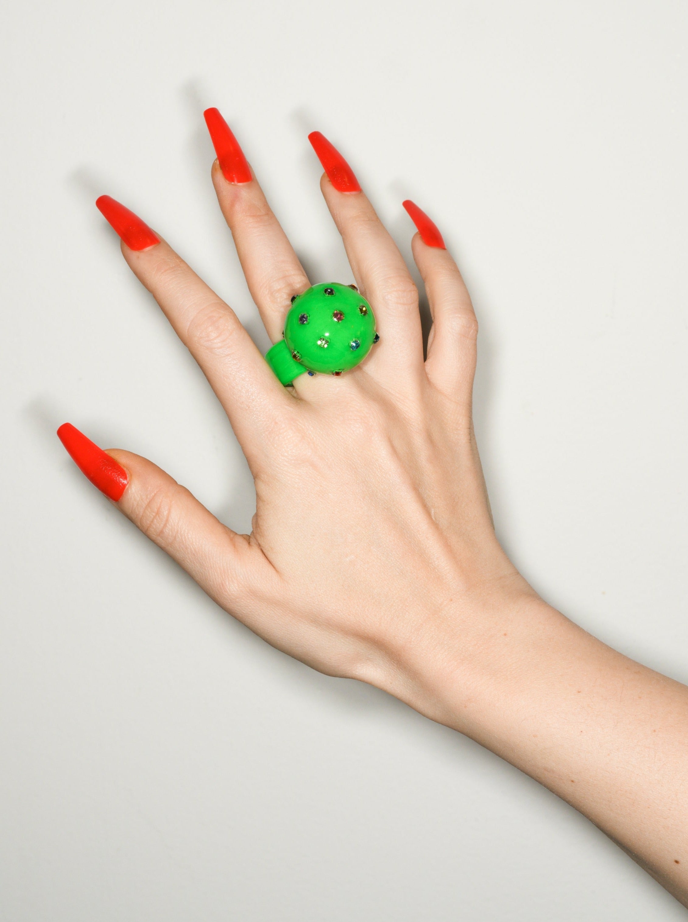 Candy Apple Green Ring